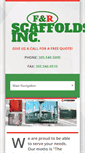 Mobile Screenshot of frscaffolding.com